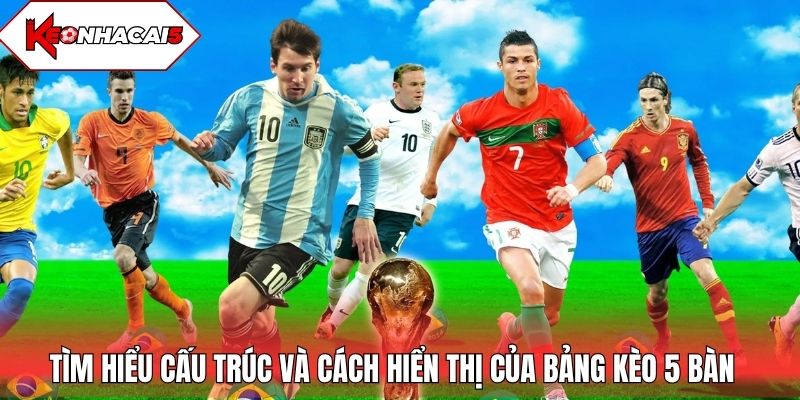 Tìm hiểu cấu trúc và cách hiển thị của bảng kèo 5 bàn