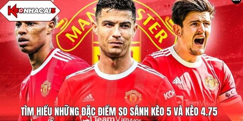 Tìm hiểu những đặc điểm so sánh kèo 5 và kèo 4.75
